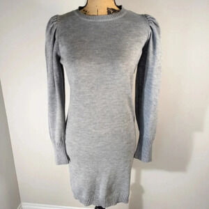 Lily Rose Gray Long Sleeve Dress